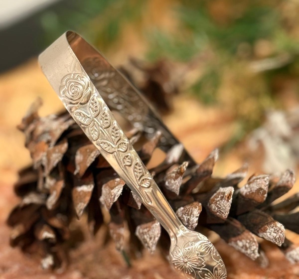 Räucherzange Silber