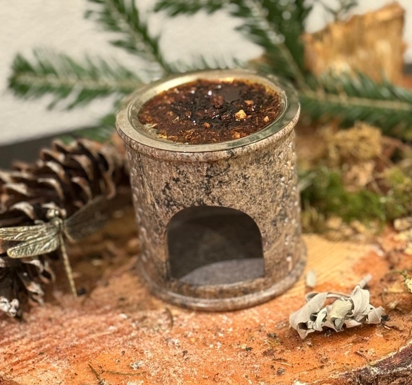 Specksteinstövchen Binu